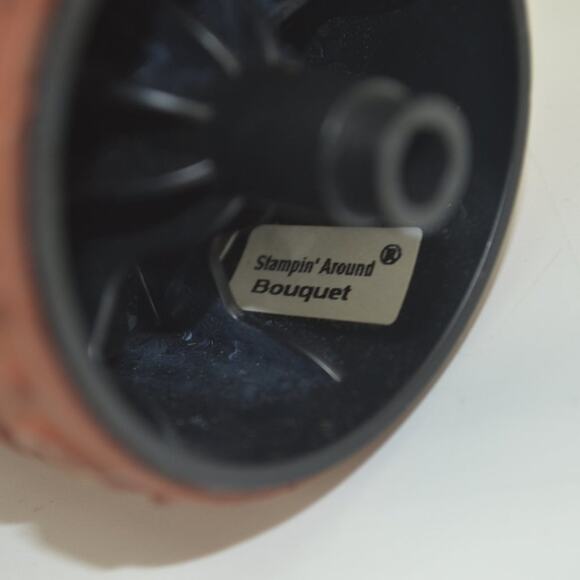 Stampin' Around Spot On 2" Rubber Roller Stamp Wheel Island - Picture 8 of 8